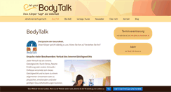 Desktop Screenshot of letyourbodytalk.at